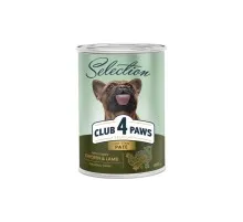 Консервы для собак Club 4 Paws Selection Паштет с курицей и ягненком 400 г (4820215368681)