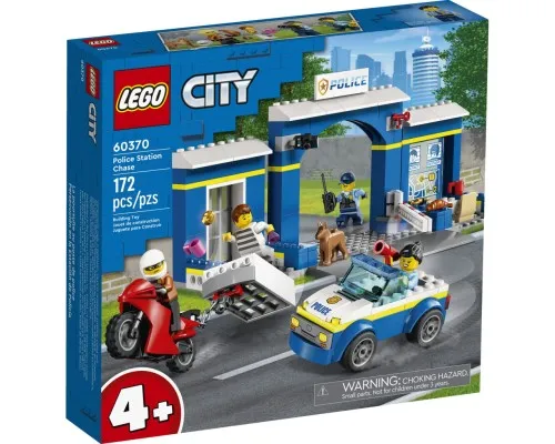 Конструктор LEGO City Преследование на полицейском участке 172 деталей (60370)