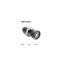 Натяжитель ремня с роликом SKF VKM 36069