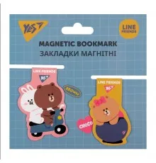 Закладки для книг Yes магнітні Line Friends, 2 шт (707825)