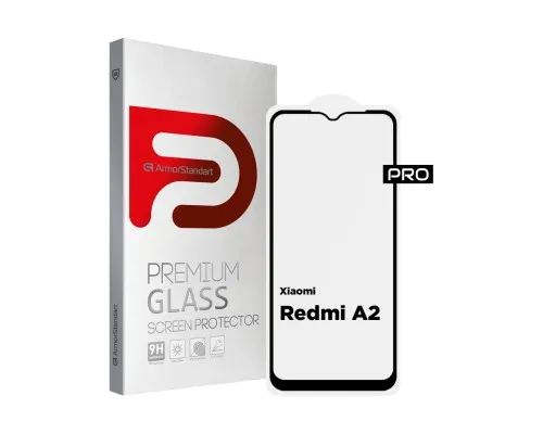 Скло захисне Armorstandart Pro Xiaomi Redmi A2 Black (ARM66569)