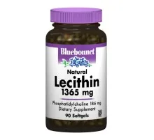 Вітамінно-мінеральний комплекс Bluebonnet Nutrition Натуральний Лецитин 1365мг, 90 желатинових капсул (BLB0924)