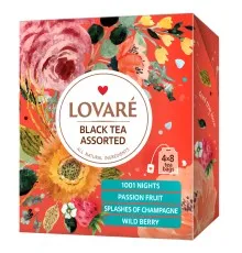 Чай Lovare Асорті Чорний 4 види по 8 шт (lv.79648)