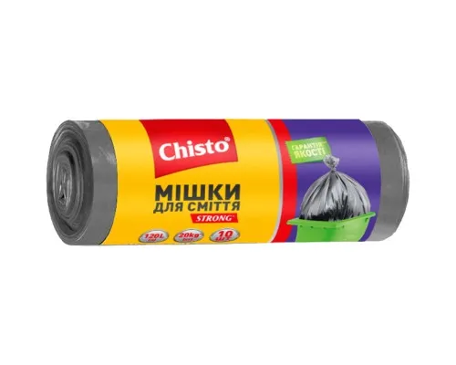 Пакети для сміття Chisto Strong 120 л 10 шт. (4823098407898)