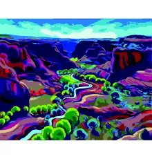 Картина по номерам ZiBi Цветной каньон 40*50 см ART Line (ZB.64109)