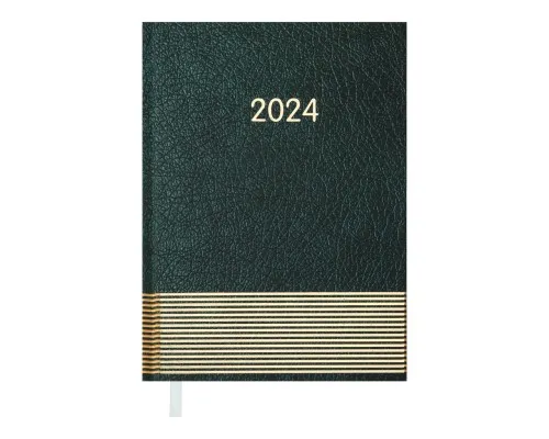 Тижневик Buromax датований 2024 PARALLEL A5 зелений (BM.2107-04)