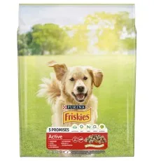 Сухой корм для собак Purina Friskies Active с говядиной 2.4 кг (7613034232229)
