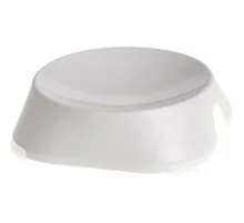 Посуда для кошек Fiboo Flat Bowl миска без антискользящих накладок белая (FIB0133)