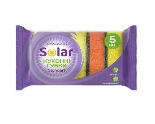 Губки кухонные Solar Household Standard 5 шт. (4820269930025)