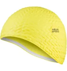 Шапка для плавання Aqua Speed Bombastic Tic-Tac 5722 117-18 жовтий Жін OSFM (5908217657220)