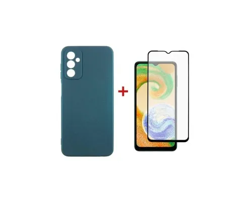 Чехол для мобильного телефона Dengos Samsung Galaxy A04s Case + Glass (Green) (DG-KM-78)