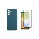 Чохол до мобільного телефона Dengos Samsung Galaxy A04s Case + Glass (Green) (DG-KM-78)