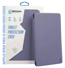 Чехол для планшета BeCover Tri Fold Hard TPU Apple iPad Pro 11 2020/2021/2022 Purple (711114)