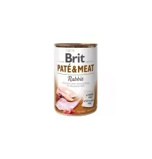 Вологий корм для собак Brit Care Pate and Meat для дорослих собак з кроликом (8595602557455)