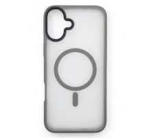 Чохол до мобільного телефона BeCover Metal Buttons Case (MagSafe) для Apple iPhone 16 Plus Gray (712095)