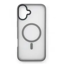 Чохол до мобільного телефона BeCover Metal Buttons Case (MagSafe) для Apple iPhone 16 Plus Gray (712095)