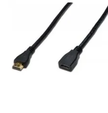 Кабель мультимедійний HDMI to HDMI 5.0m Digitus (AK-330201-050-S)
