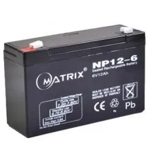Батарея до ДБЖ Matrix 6V 12AH (NP12-6)
