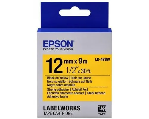 Стрічка для принтера етикеток Epson LK4YBW9 (C53S654014)