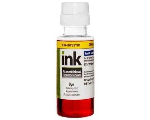 Чернила ColorWay HP Ink Tank 115/315/415 100мл Yellow (CW-HW52Y01)