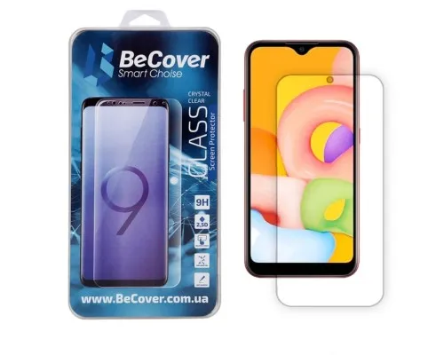 Стекло защитное BeCover Samsung Galaxy A01 SM-A015 Crystal Clear Glass (704667)