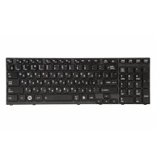 Клавиатура ноутбука PowerPlant TOSHIBA Satellite A660, A665 черный, черный фрейм (KB311194)