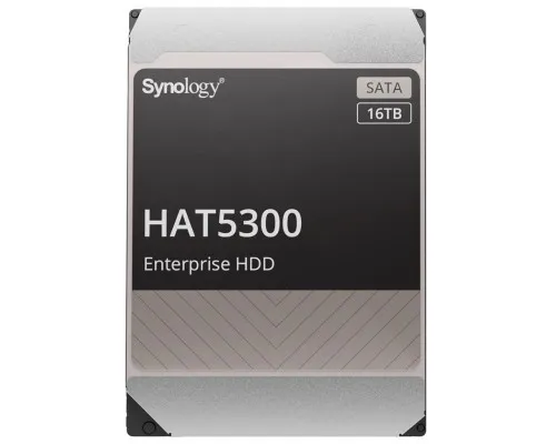 Жорсткий диск для сервера Synology 16TБ 7.2K 3.5 SATA 3.0 (HAT5300-16T)