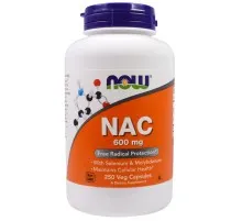 Аминокислота Now Foods NAC (N-Ацетил-L-Цистеин) 600мг, 250 гелевых капсул (NOW-00086)