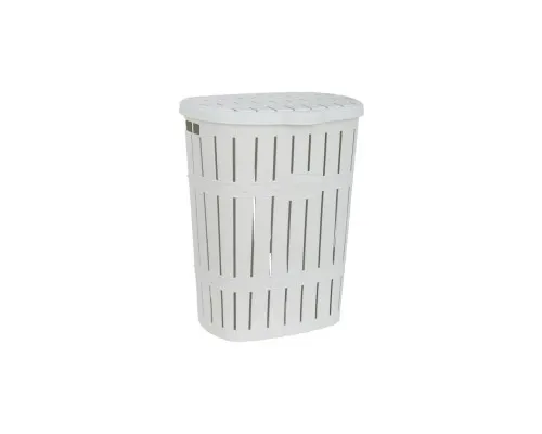 Кошик для білизни Violet House 1014-1 Бамбу White 60 л (1014-1 Бамбу W 60 л)