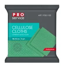 Салфетки для уборки PRO service Professional целлюлозные Зеленые 5 шт. (4823071625516)