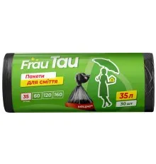 Пакети для сміття Frau Tau Чорні 35 л 30 шт. (4820195508152)