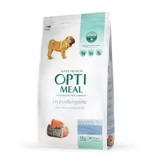 Сухий корм для собак Optimeal гіпоалергенний для середніх і великих порід - лосось 12 кг (4820215364423/4820215328207)