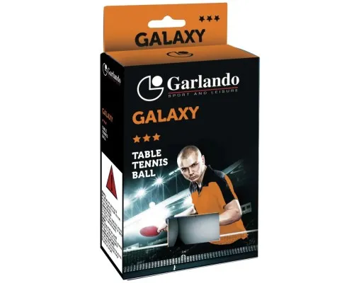 М'ячик для настільного теніса Garlando Galaxy 3 Stars 6 шт (2C4-119) (929523)