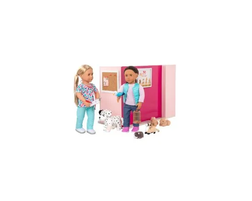 Ігровий набір Our Generation Ветеринарна клініка, рожевий (BD35140Z)