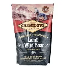 Сухий корм для собак Carnilove Adult Lamb and Wild Boar 1.5 кг (8595602508938)