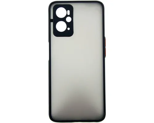 Чохол до мобільного телефона Dengos Matte OPPO A76 (black) (DG-TPU-MATT-105)