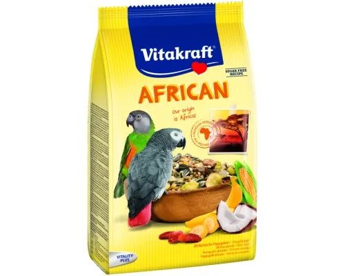 Корм для птахів Vitakraft African для африканських папуг 750 г (4008239216403)