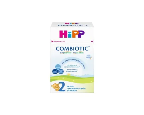 Дитяча суміш HiPP Combiotic 2 для подальшого годування 500 г (9062300138761)