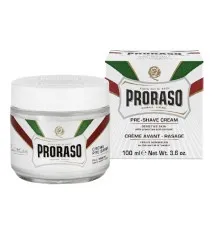 Крем для бритья Proraso для чувствительной кожи перед бритьем с экстрактом зеленого чая и овса 100 мл (8004395000036)