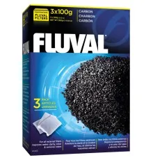 Наповнювач для акваріумного фільтра Fluval FL вугілля 3х100 г (015561114400)