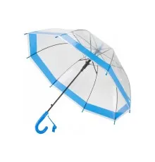 Зонт Economix Little Boy трость автомат, прозрачный/голубой (E98431)
