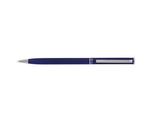 Ручка шариковая Cabinet Canoe Синяя, корпус синий с серебристым (O15964-02)
