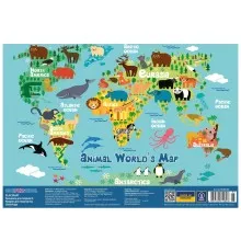 Подкладка настольная Cool For School Animal World's Map (CF61480-05)