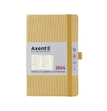 Тижневик Axent 2024 Partner Lines 125 х 195, пісочний (8515-24-53-A)
