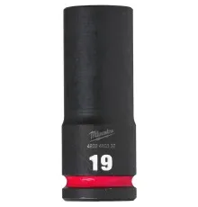 Головка торцевая Milwaukee ShW 1/2" 19 мм, длинная (4932480337)