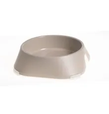 Посуд для собак Fiboo Миска з антиковзаючими накладками M бежева (FIB0110)