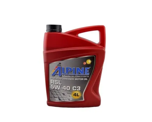Моторна олива Alpine 5W-40 RSL С3 4л (0175-4)