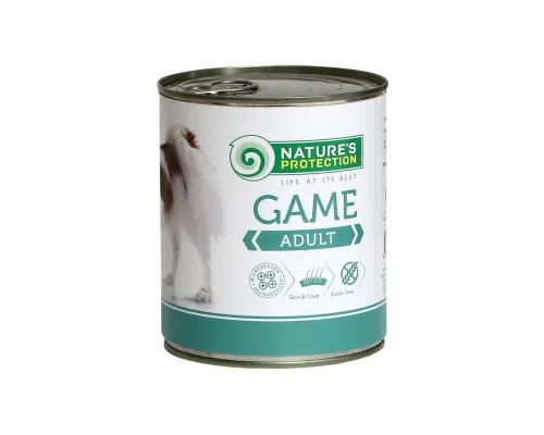 Консервы для собак Natures Protection Adult Game 800 г (KIK45094)