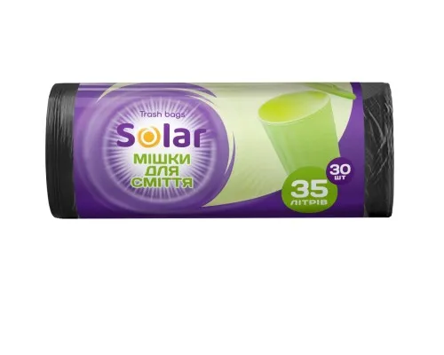 Пакеты для мусора Solar Household 35 л 30 шт. (4820269930032)