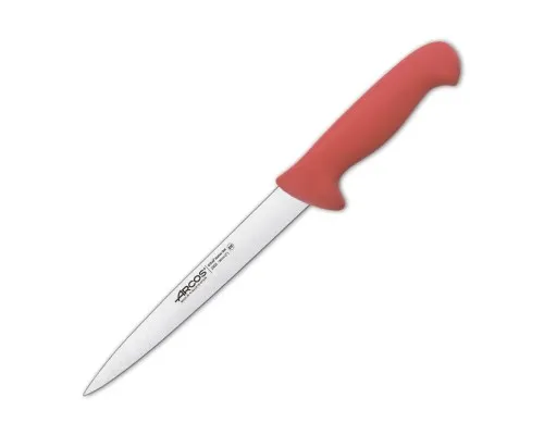 Кухонный нож Arcos серія 2900 філейний 190 мм Червоний (295222)